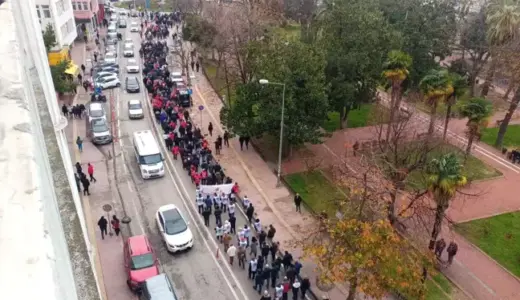 Samsun’da Emeklilerden Daha Adil Maaş Talebiyle Yürüyüş