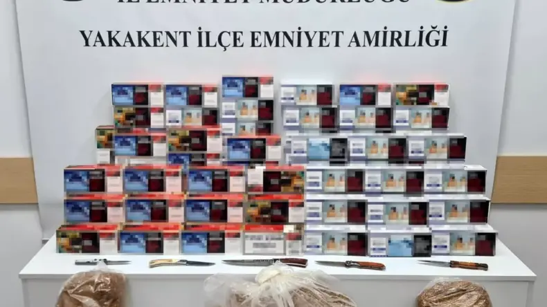 Samsun’da Kaçak Tütün Operasyonu