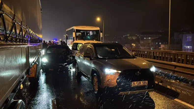 Samsun’da Zincirleme Trafik Kazası