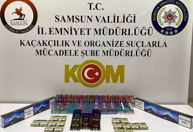 Samsun’da Kaçakçılık Operasyonu: 1 Gözaltı ve Çok Sayıda Kaçak Ürün Ele Geçirildi