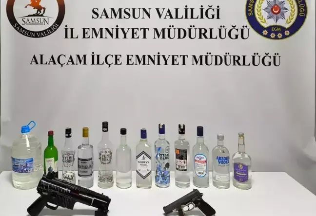 Samsun’un Alaçam ilçesinde kaçakçılık operasyonu: 2 gözaltı