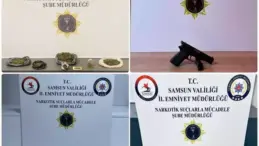 Samsun’da Uyuşturucu ve Silah Operasyonu: 8 Gözaltı