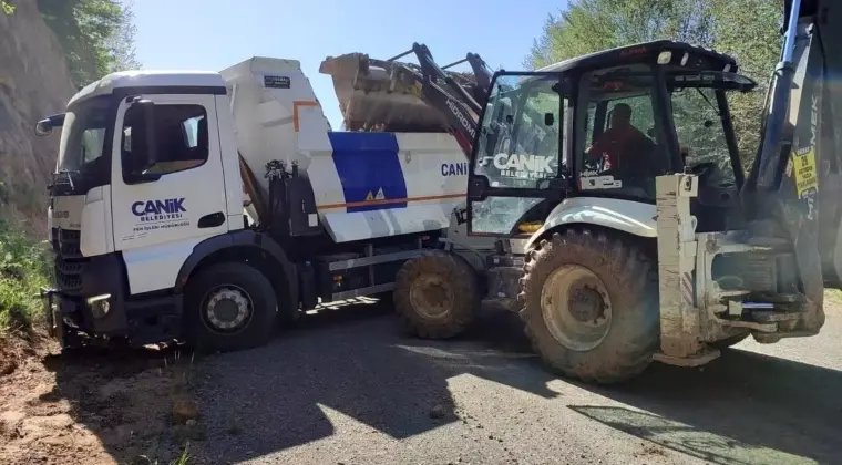 Canik’te Kırsal Altyapı Yatırımları Devam Ediyor